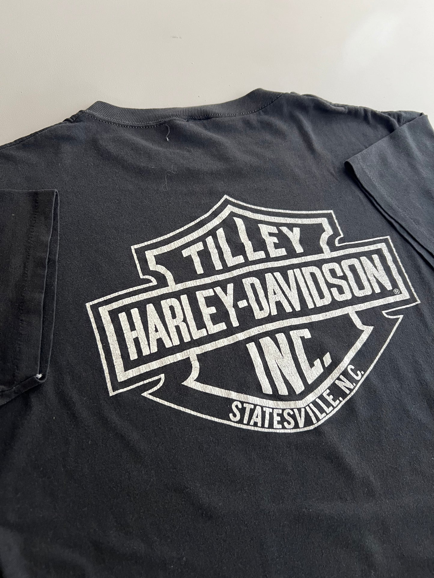 Large 1980s Harley Davidson Real Steel T-shirt