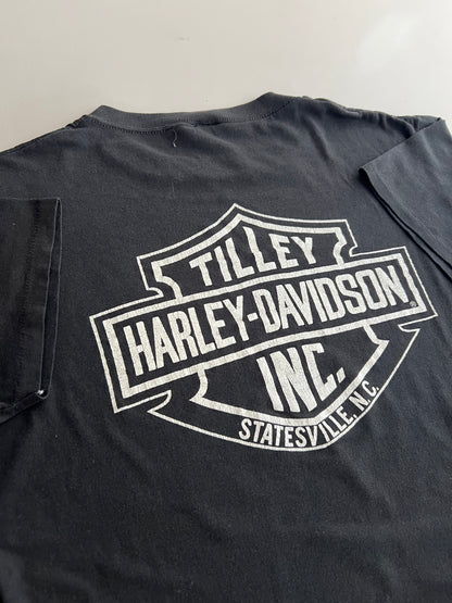 Large 1980s Harley Davidson Real Steel T-shirt