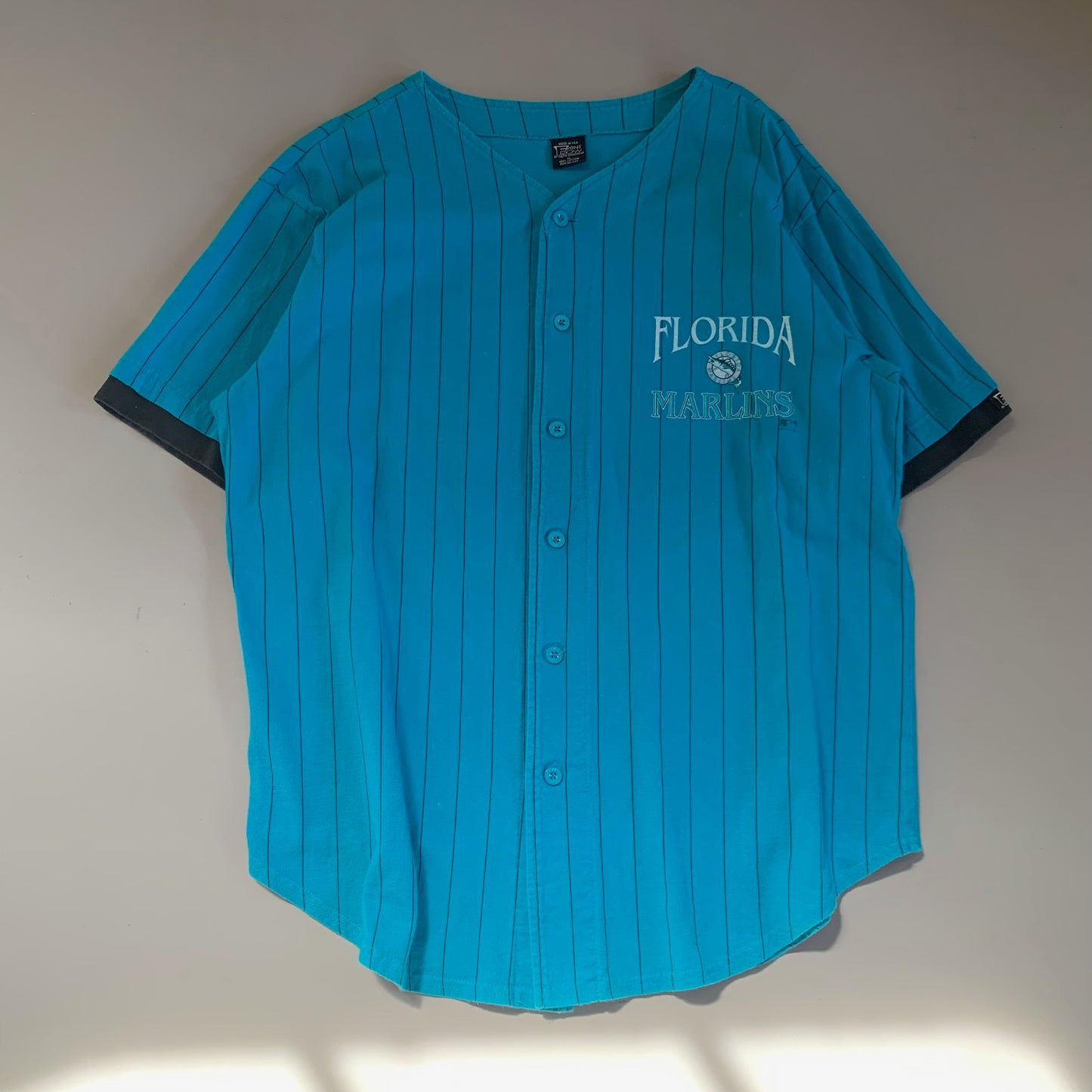 XL 1990s Florida Marlins Front Row Cotton Jersey