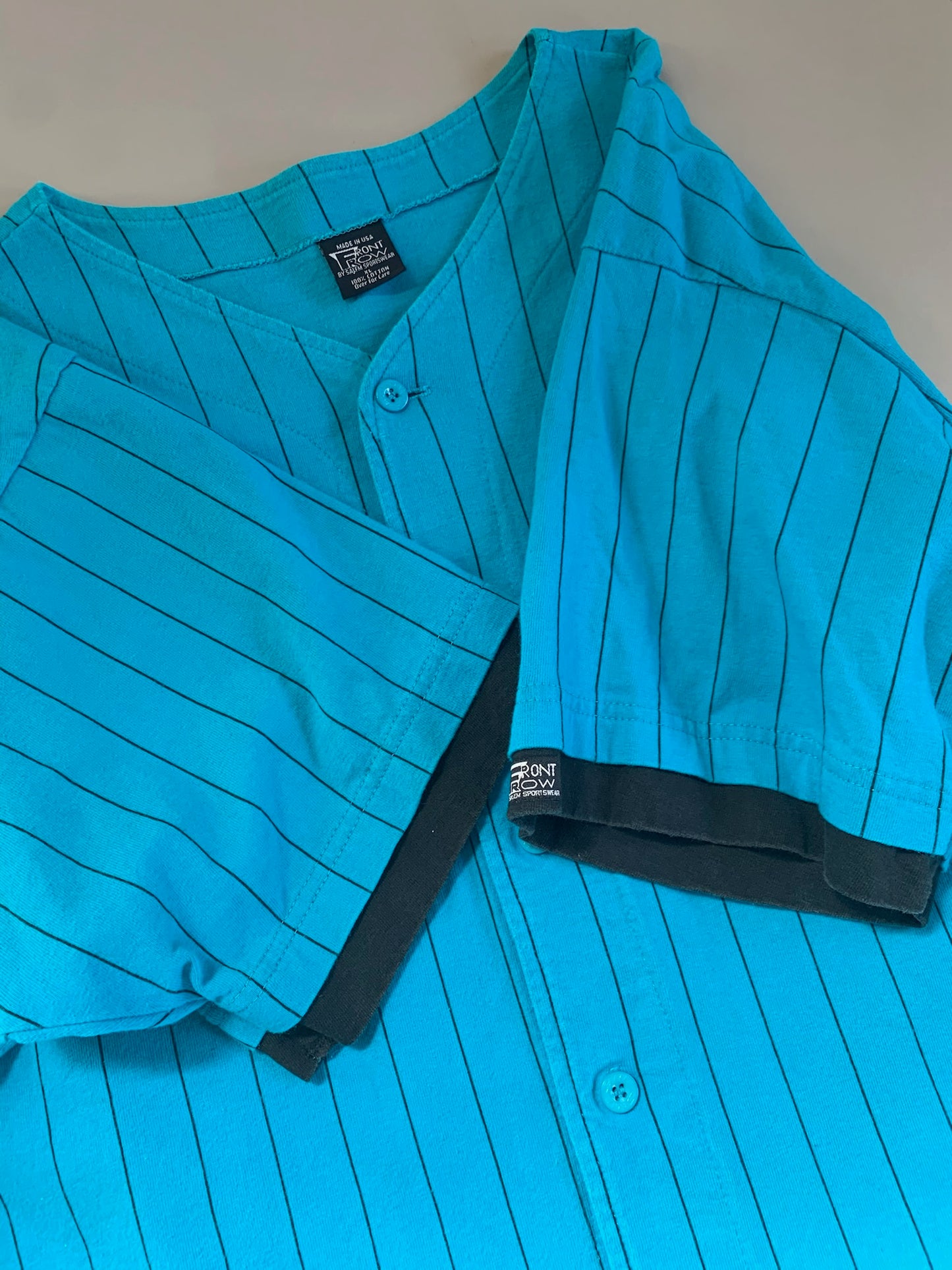 XL 1990s Florida Marlins Front Row Cotton Jersey