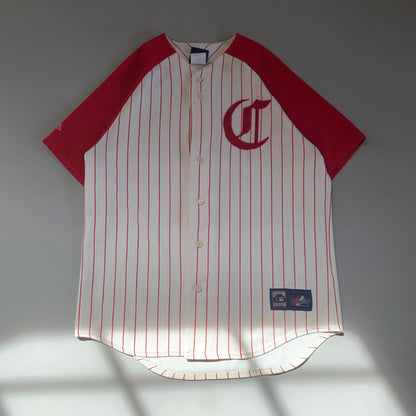 Large Cooperstown Collection Cincinnati Reds Jersey