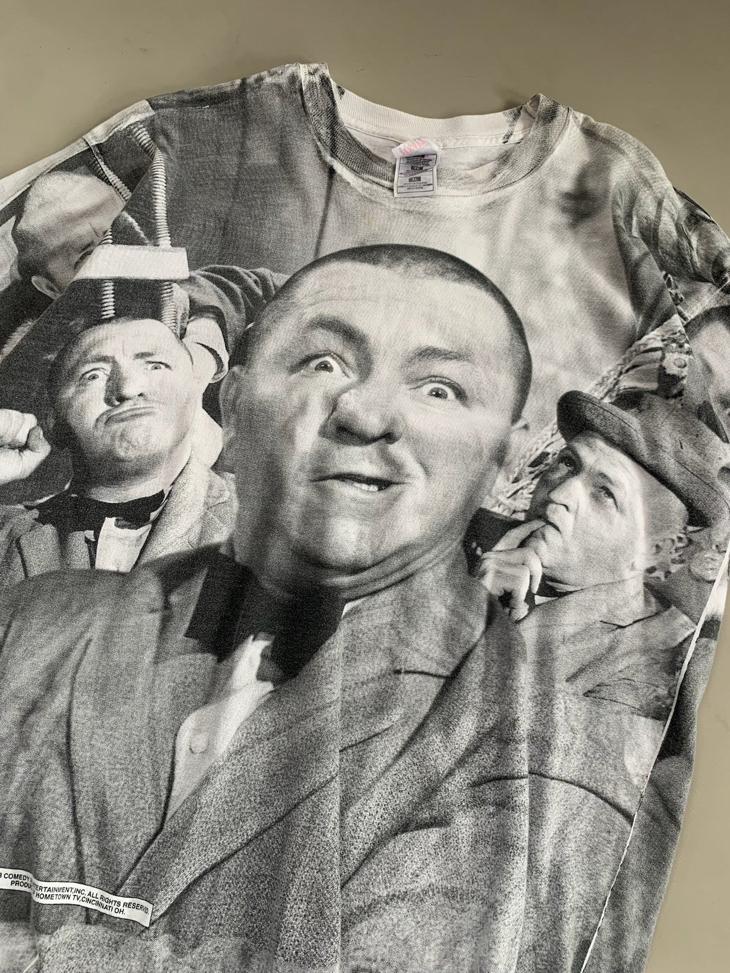 XL 1998 The Three Stooges AOP T-shirt