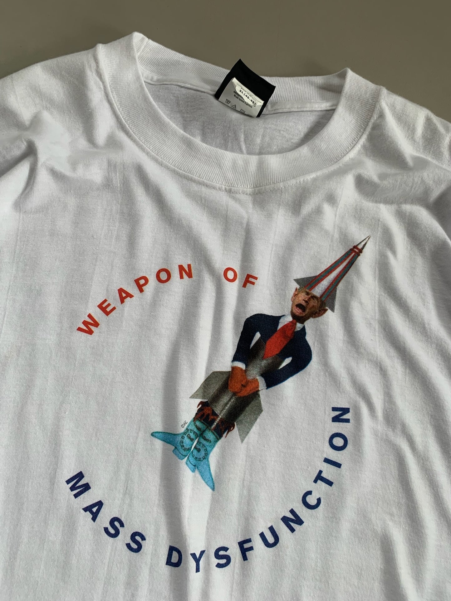 XL Weapon of Mass Dysfunction George W. Bush T-shirt
