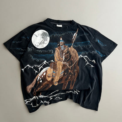 Medium 90s Tribal AOP T-shirt