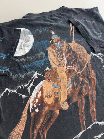 Medium 90s Tribal AOP T-shirt