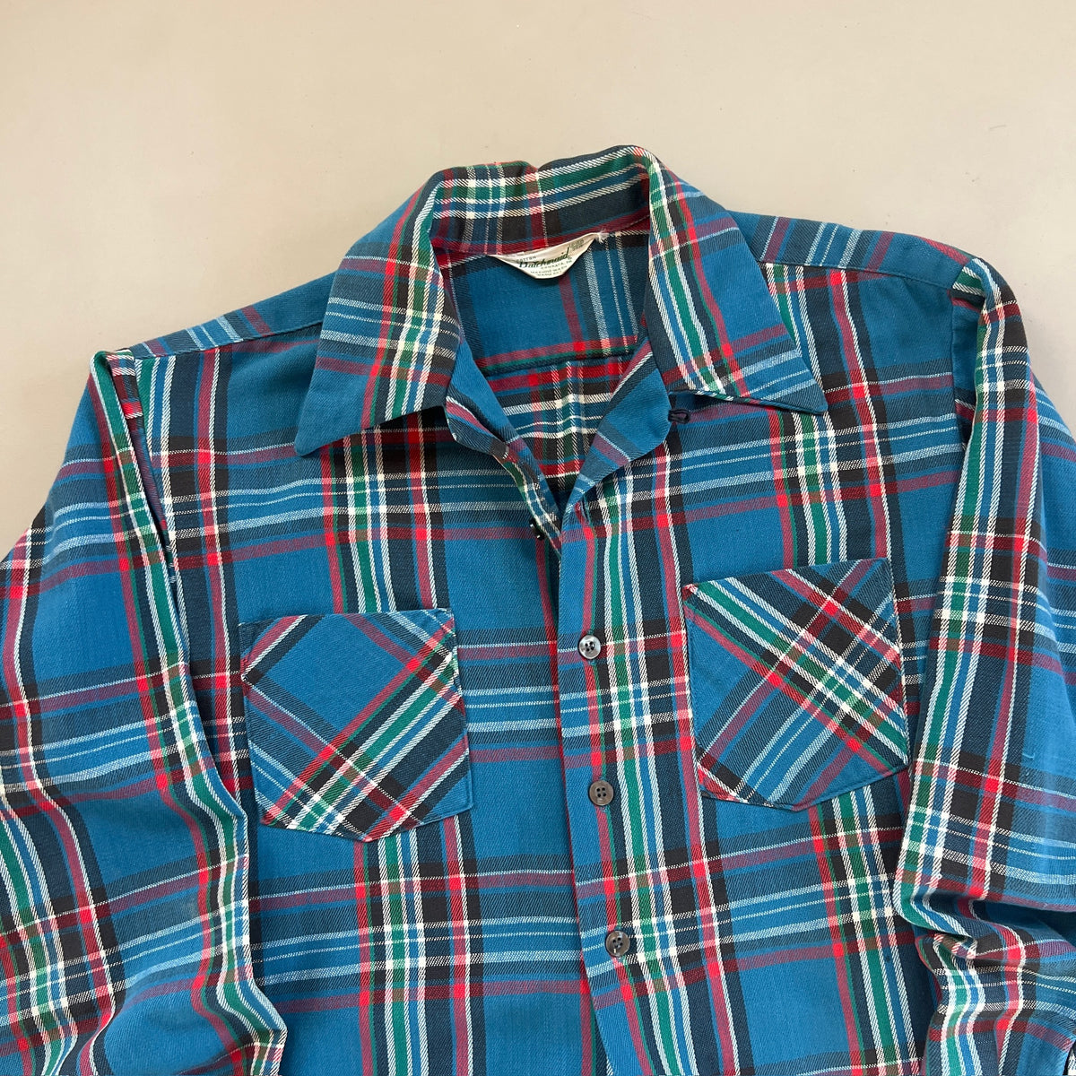 Large Vintage Dutchmaid Heavy Weight Woven Flannel
