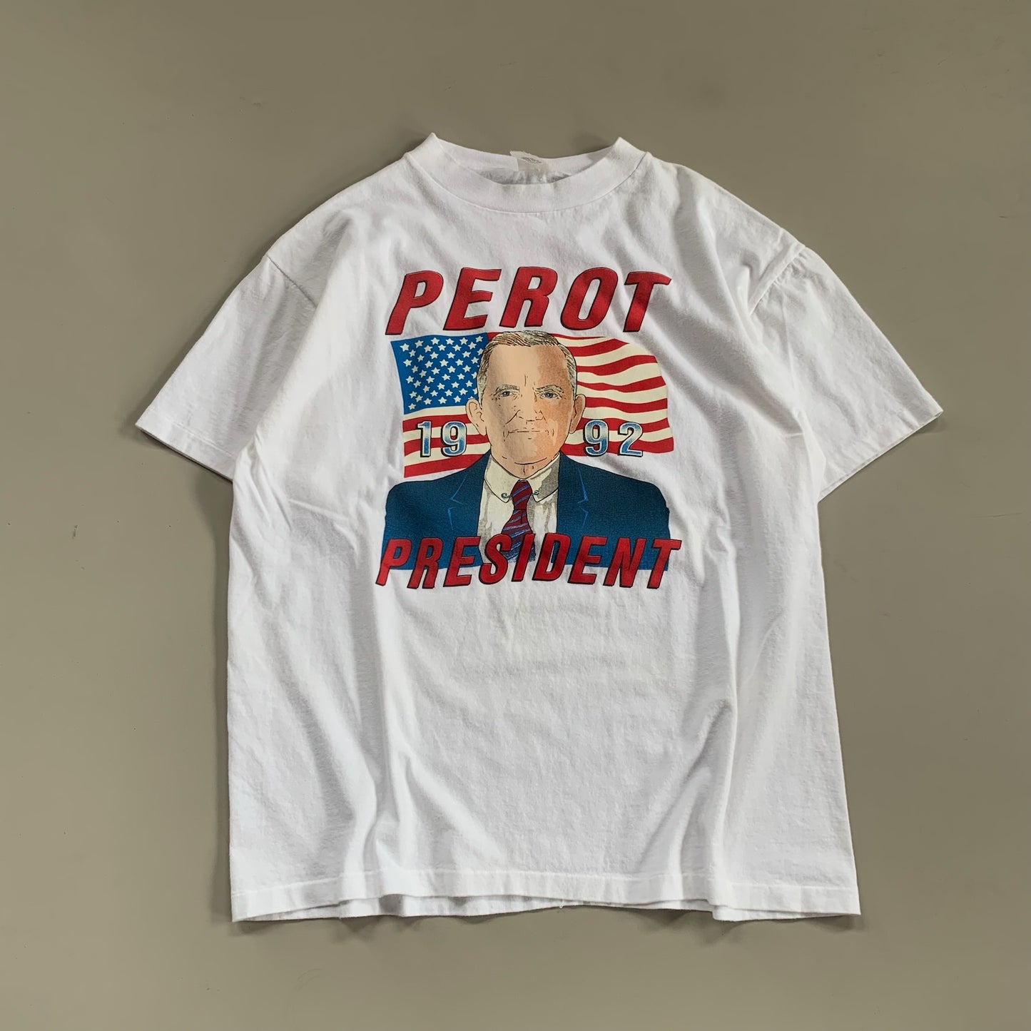 XL 1992 Perot for President T-shirt