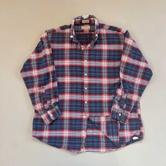XL 90s L.L Bean Plaid Button Shirt