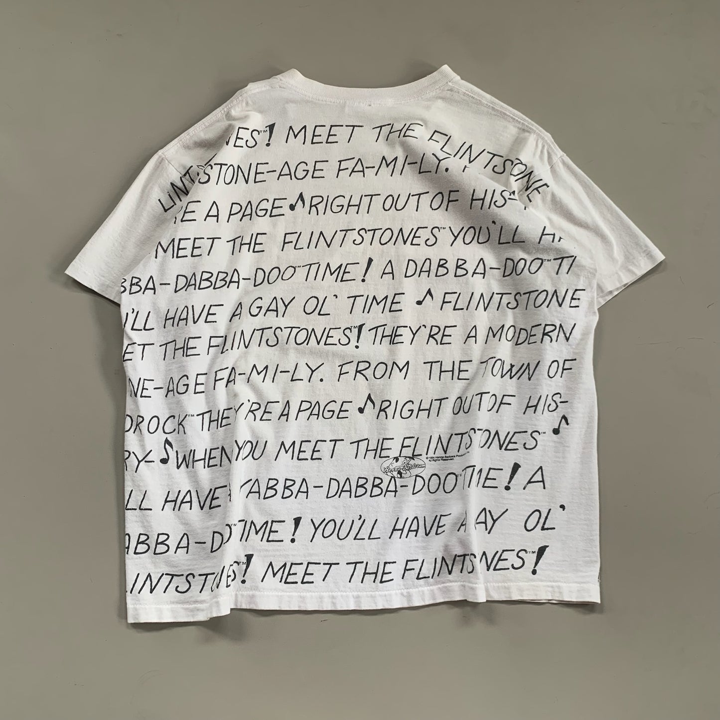 XL 1994 Flintstones AOP T-shirt