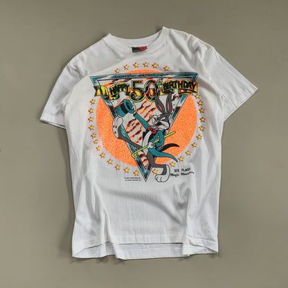 Large 1989 Six Flags 50th Birthday T-shirt