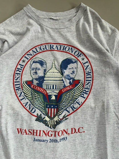 XL 1993 Bill Clinton Al Gore Inaguration Day T-shirt