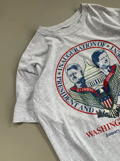 XL 1993 Bill Clinton Al Gore Inaguration Day T-shirt