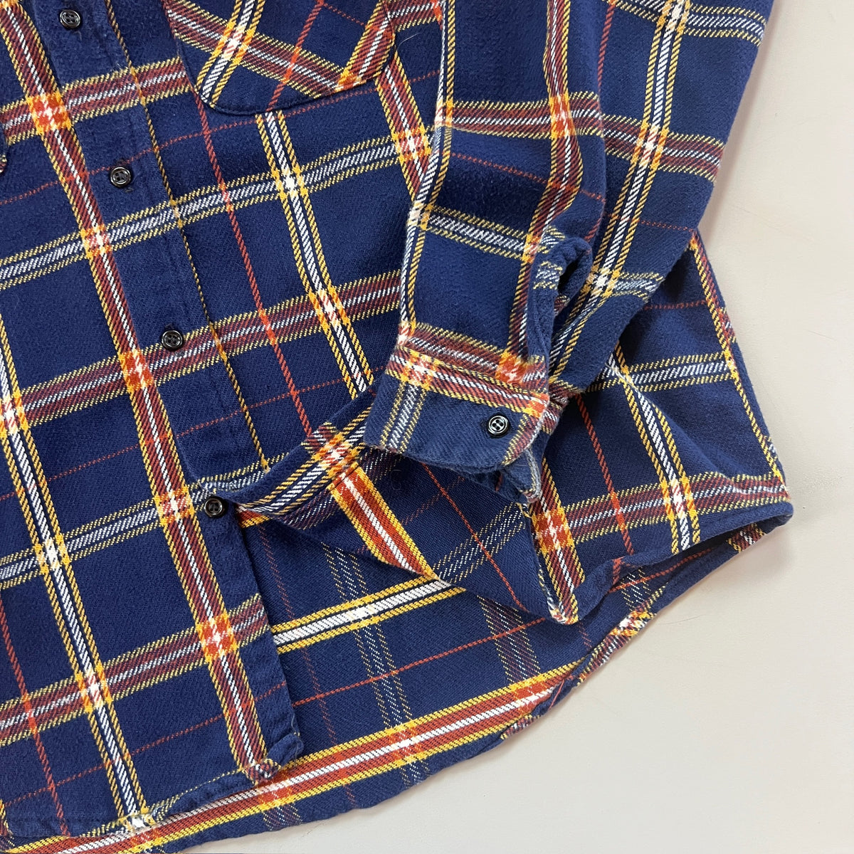 Large Vintage Mr Leggs Heavy Weight Woven Flannel