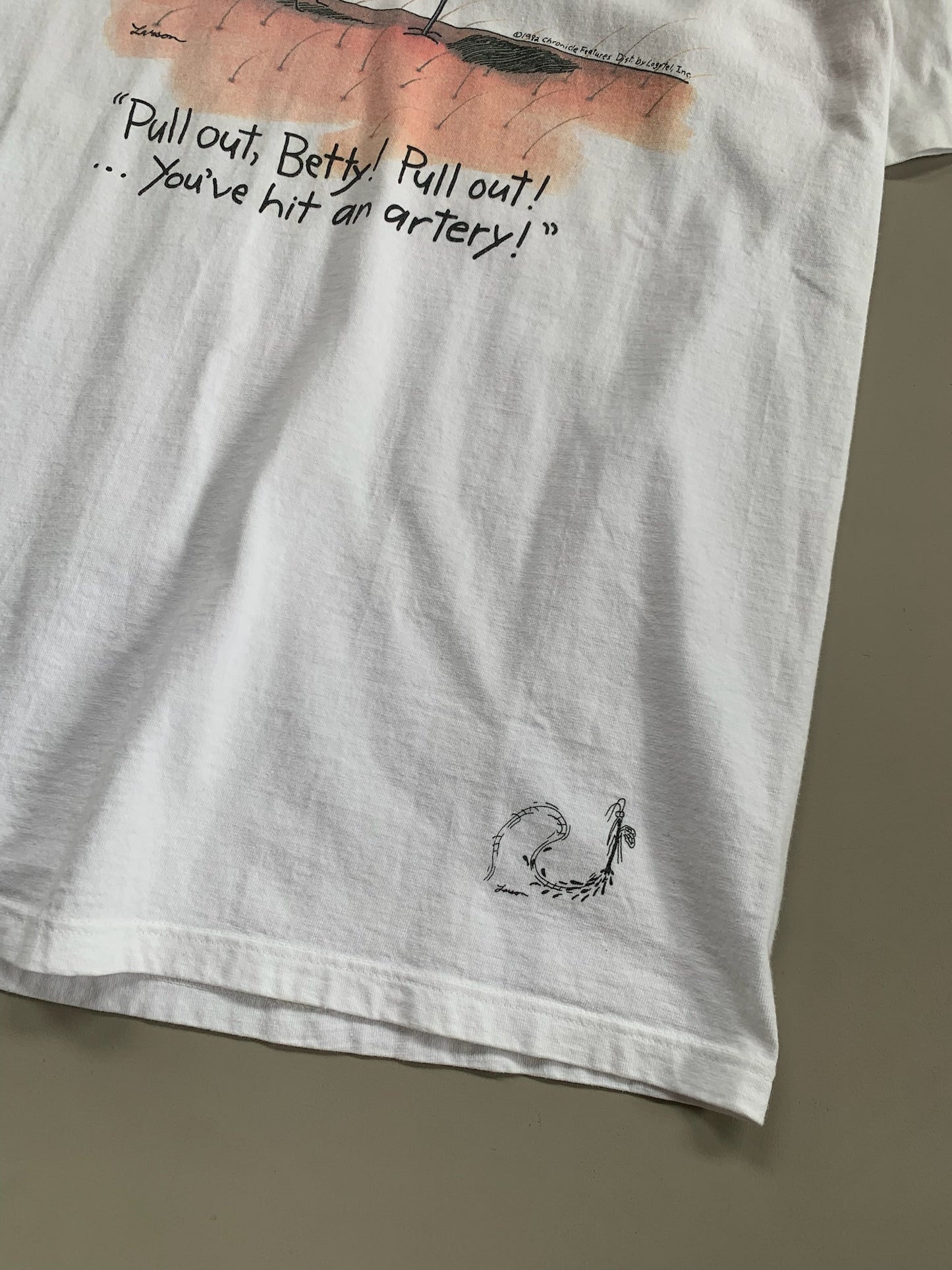Large 90s The Far Side Pull Out Betty T-shirt