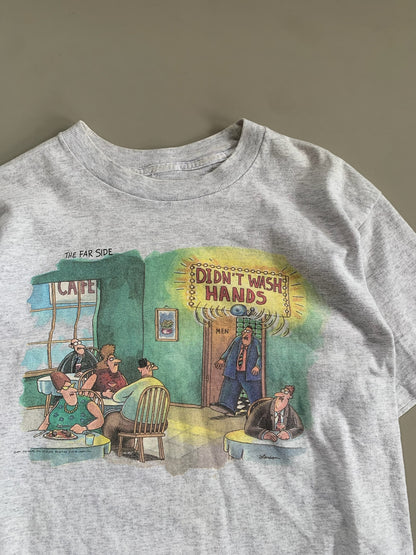 Medium 90s The Far Side Didn't Wash Hands T-shirt
