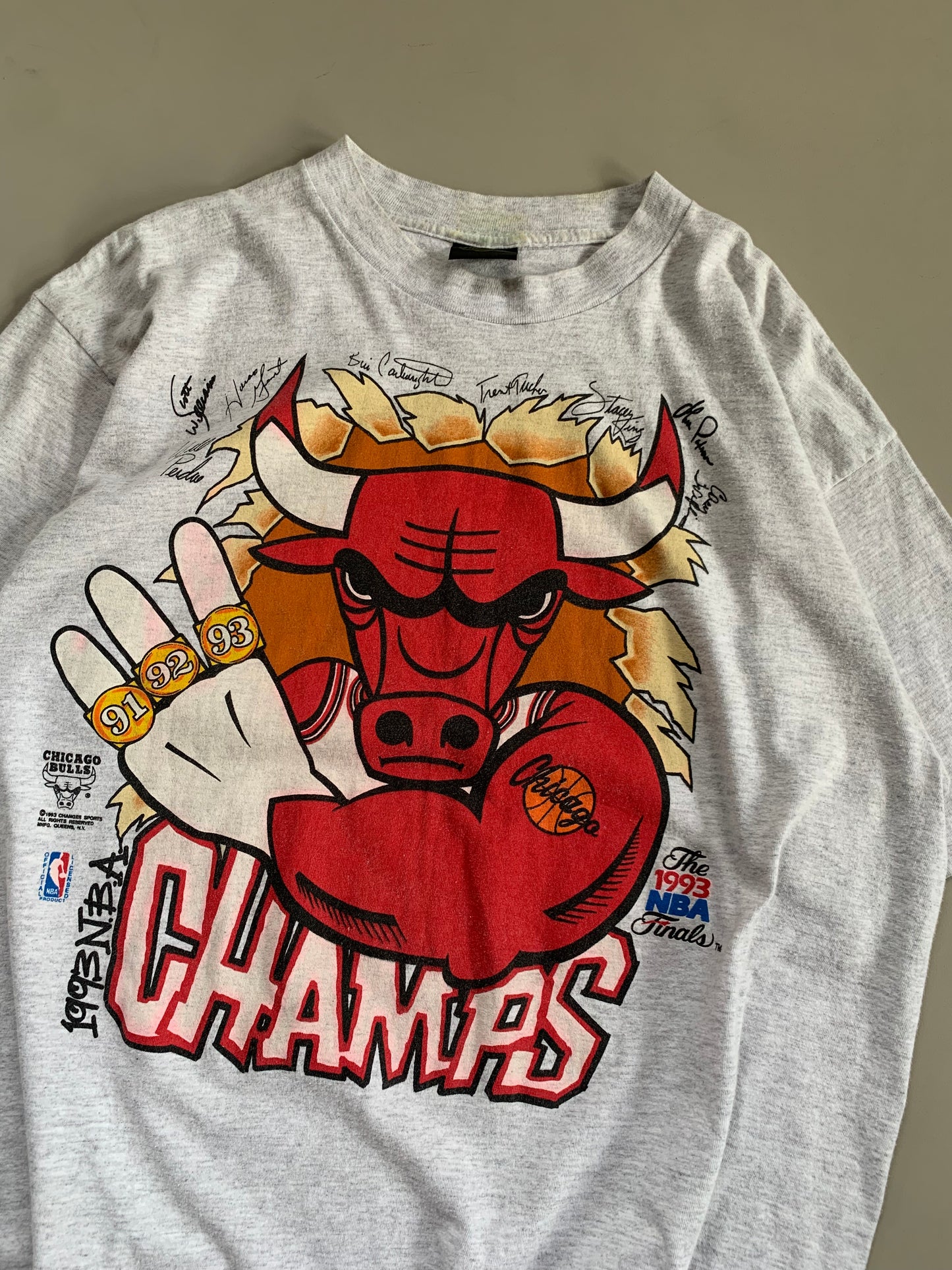 XL 1993 Chicago Bulls Champions T-shirt