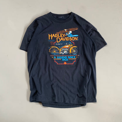 XL 1987 Harley Davidson A Legend Since 1903 T-shirt