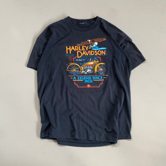 XL 1987 Harley Davidson A Legend Since 1903 T-shirt