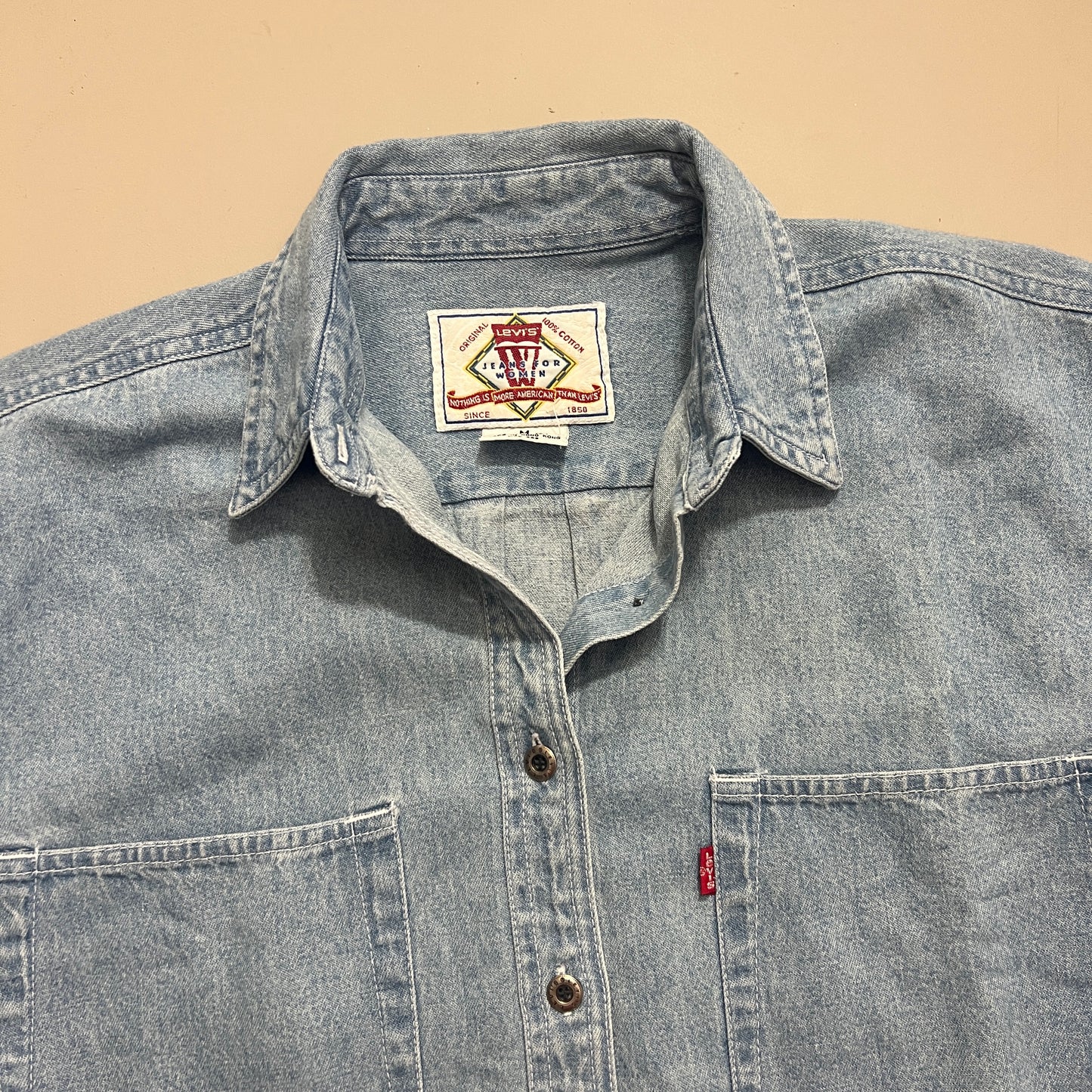 Medium 1990s Levi's Denim Button Shirt