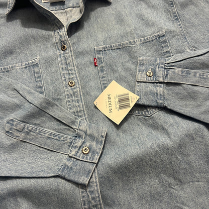 Medium 1990s Levi's Denim Button Shirt