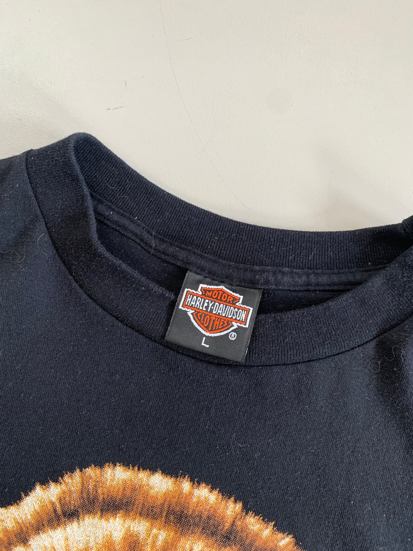 Large 1991 Harley Davidson The Strong Survive 3D Emblem T-shirt
