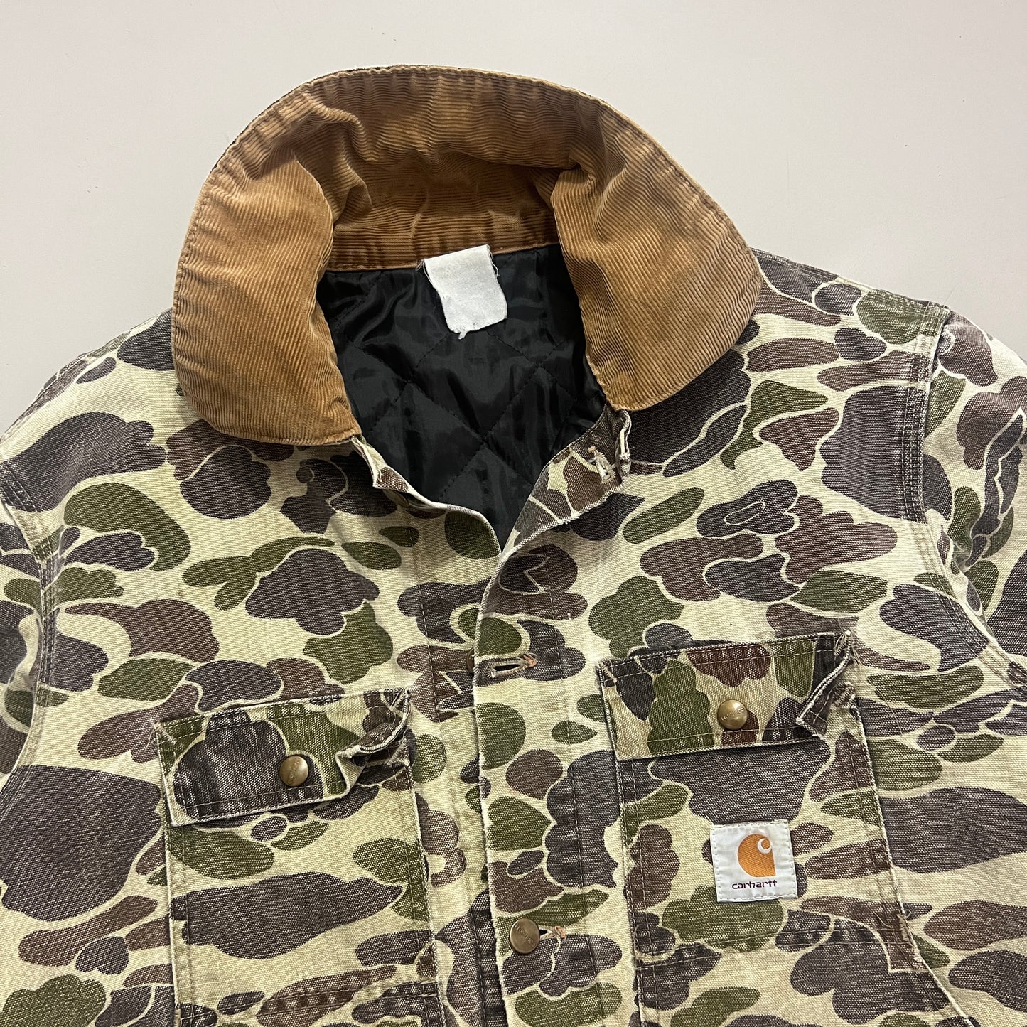 Large 1990s Carhartt Duck Camo Chore Jacket