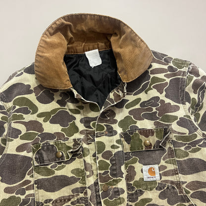Large 1990s Carhartt Duck Camo Chore Jacket