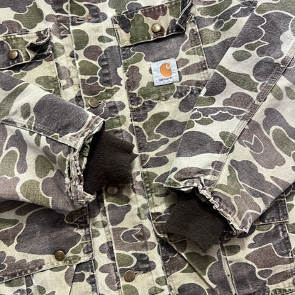 Large 1990s Carhartt Duck Camo Chore Jacket