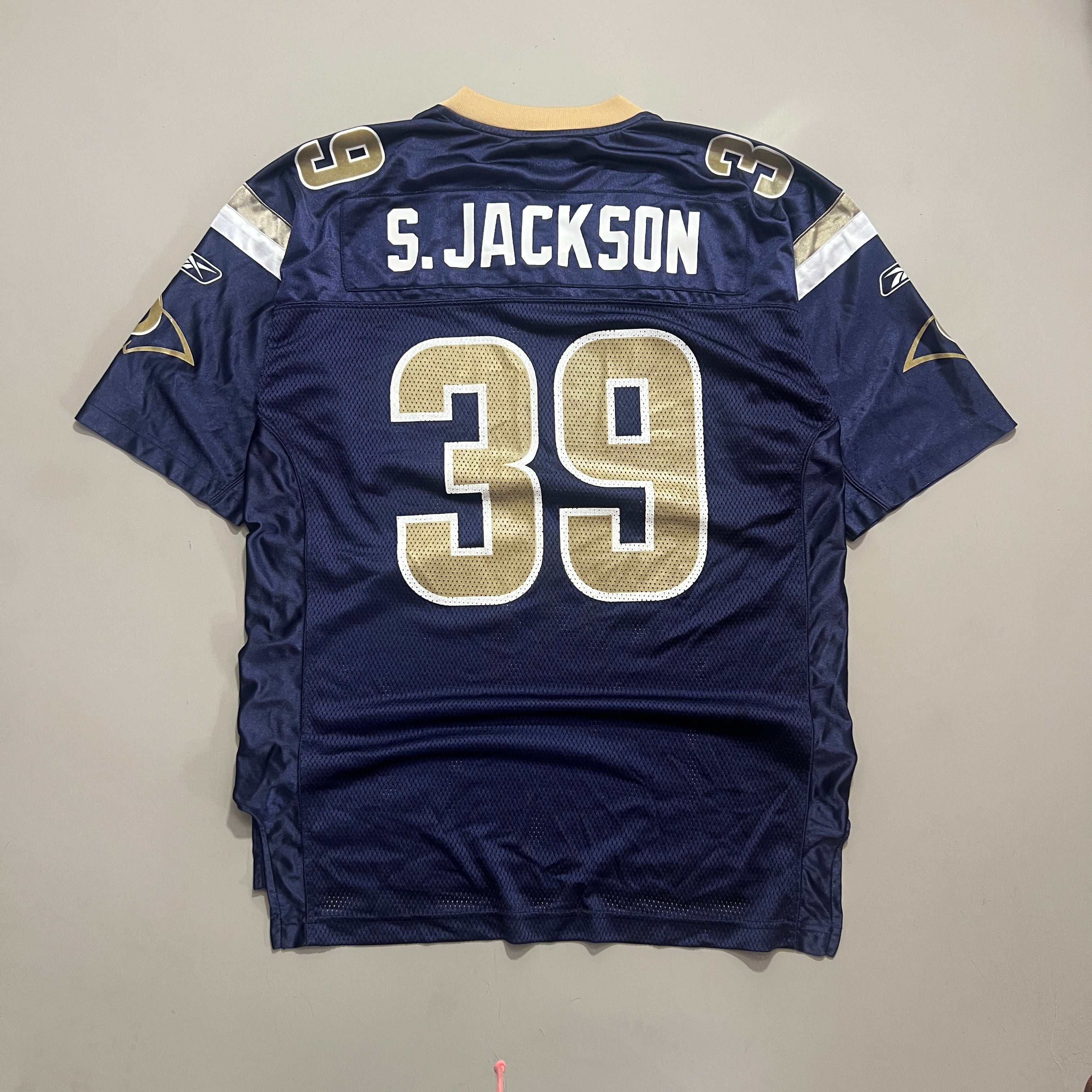 Reebok NFL Rams S.JACKSON ユニフォーム アメフト Large St. Louis Rams Steven Jackson Reebok Jersey – Nothing New