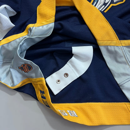 XXL 1990s Nashville Predators Bauer Fight Strap Hockey Jersey