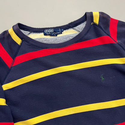 XL 1990s Polo Ralph Lauren Striped Sweatshirt