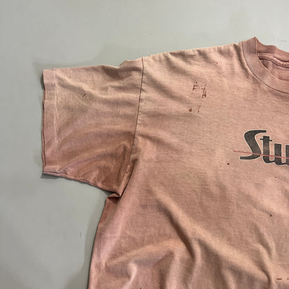 XXL 1990s Heavily Distressed Stussy T-shirt