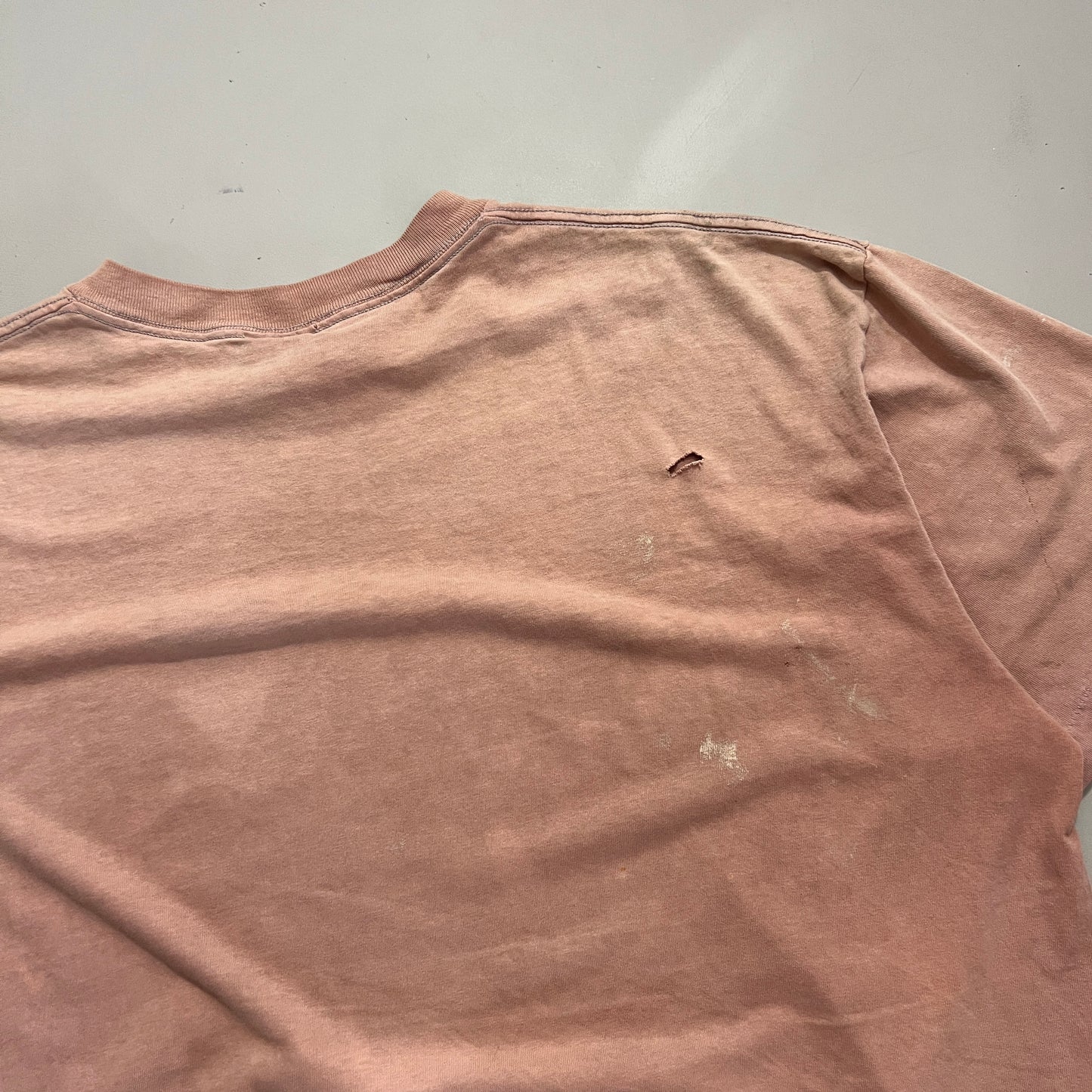 XXL 1990s Heavily Distressed Stussy T-shirt