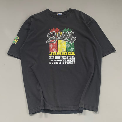 XXL 2000s G-Unit Jamaica Hip Hop Festival T-shirt