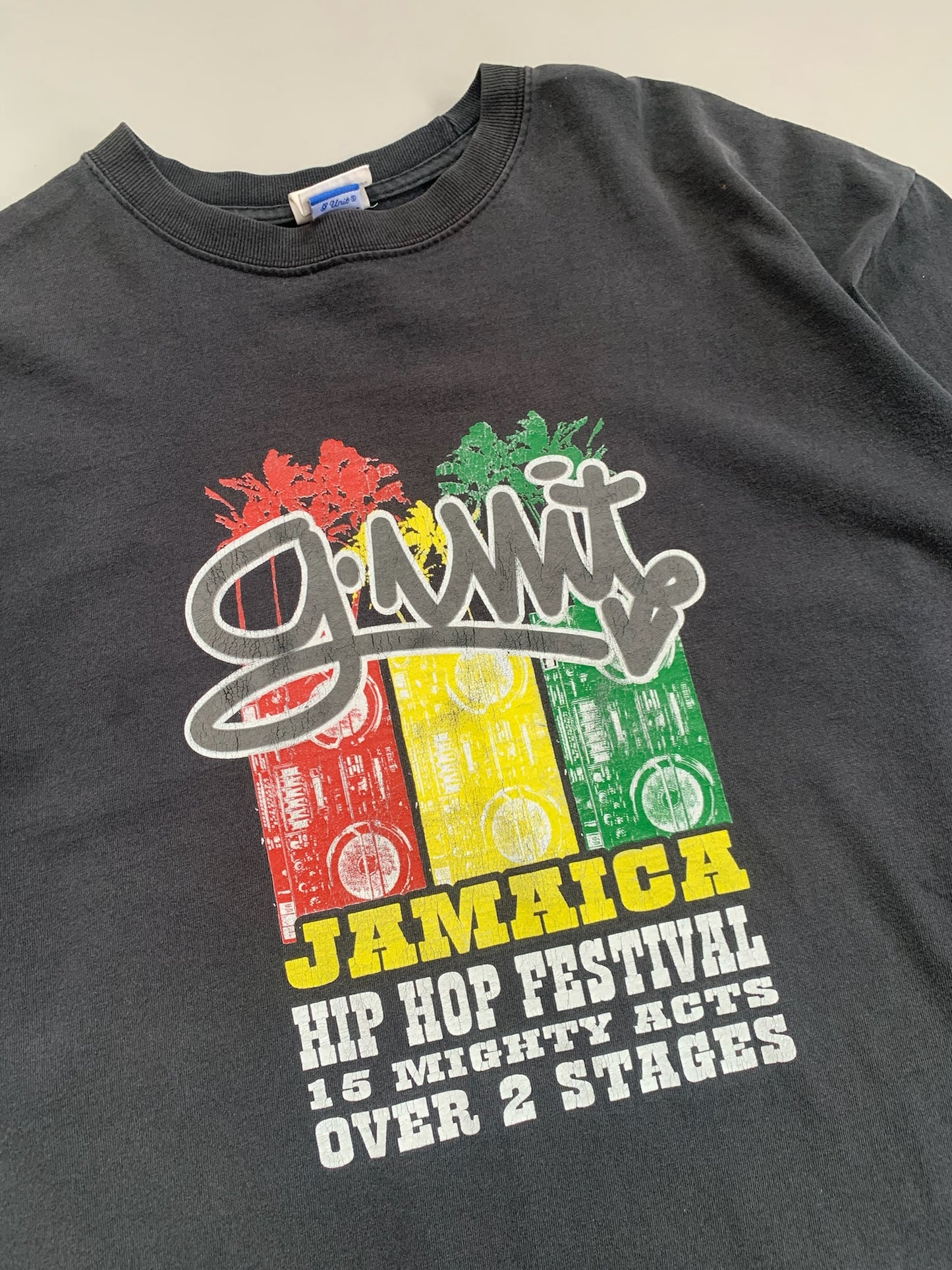 XXL 2000s G-Unit Jamaica Hip Hop Festival T-shirt