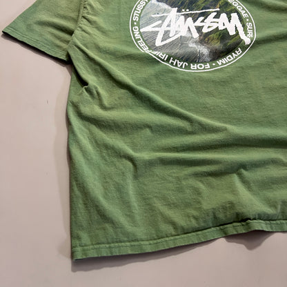 XL 2000s Olive Stussy Designs T-shirt