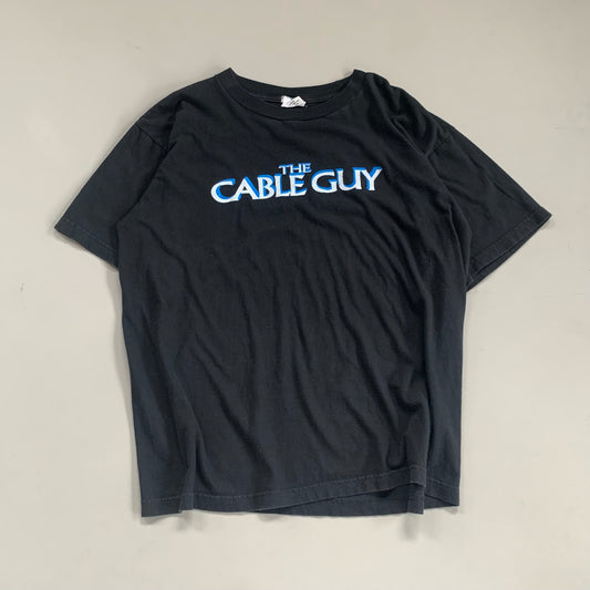 Large 1996 Jim Carrey The Cable Guy Movie Promo T-shirt