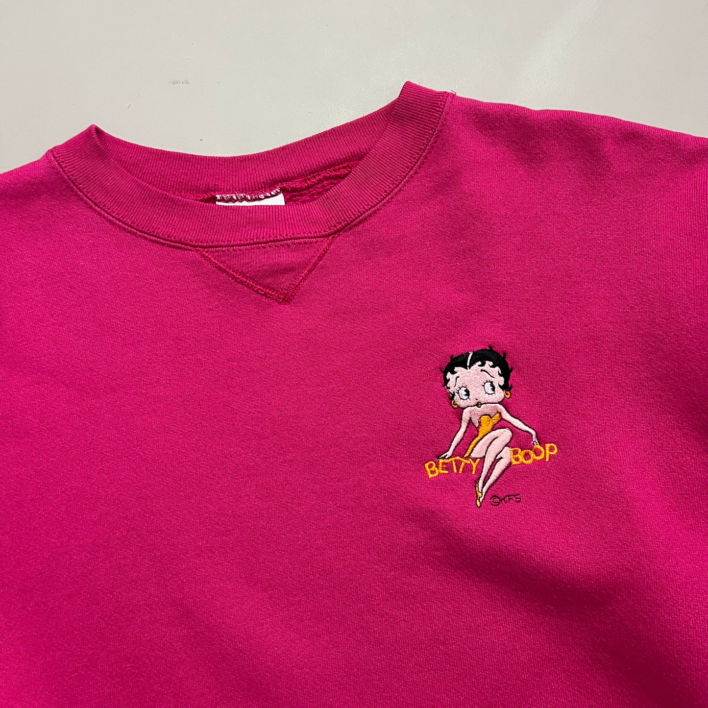 XL 1990s Pink Betty Boop Sweatshirt