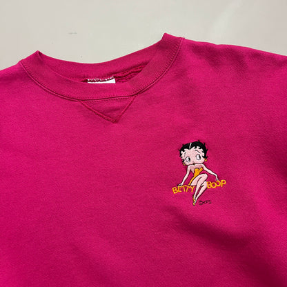 XL 1990s Pink Betty Boop Sweatshirt