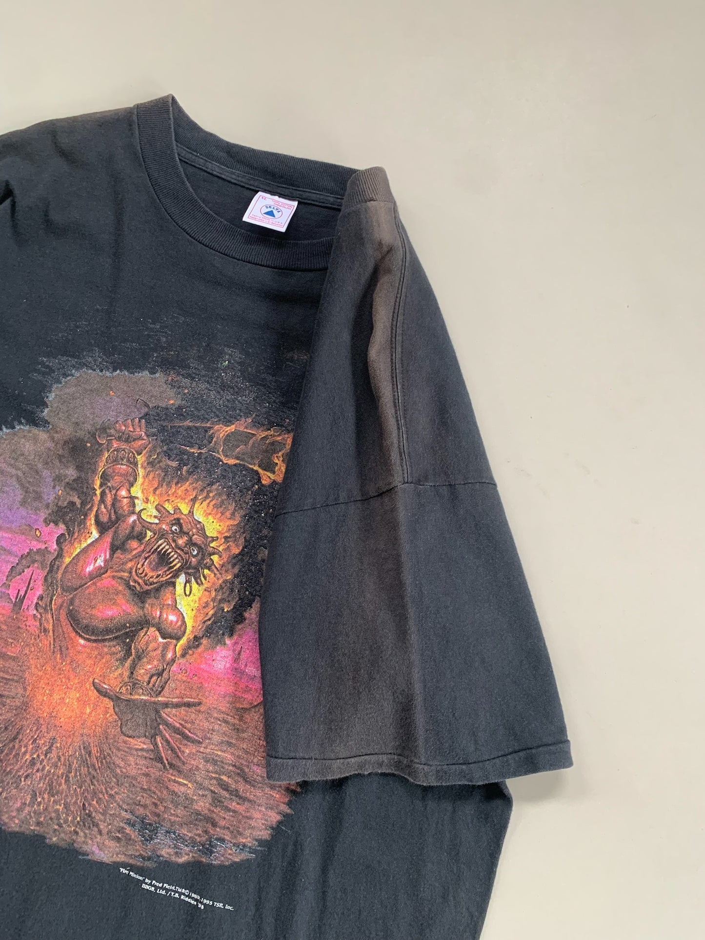 XL 1995 Dungeons & Dragons Fire Minion T-shirt