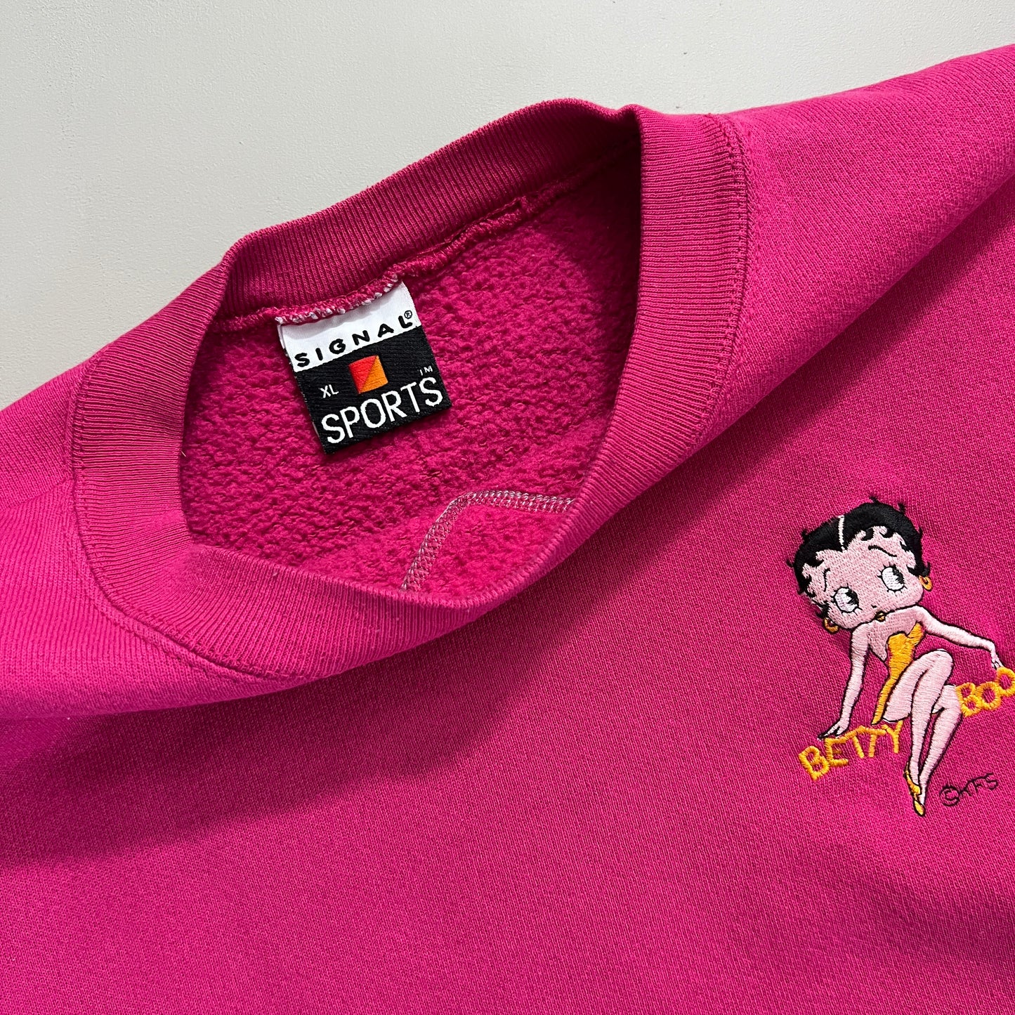 XL 1990s Pink Betty Boop Sweatshirt