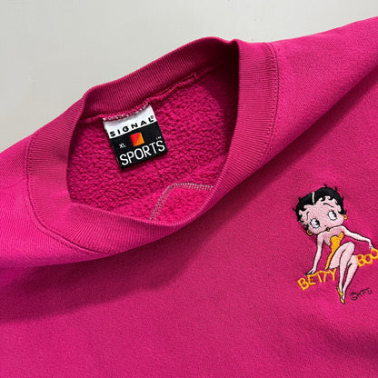 XL 1990s Pink Betty Boop Sweatshirt