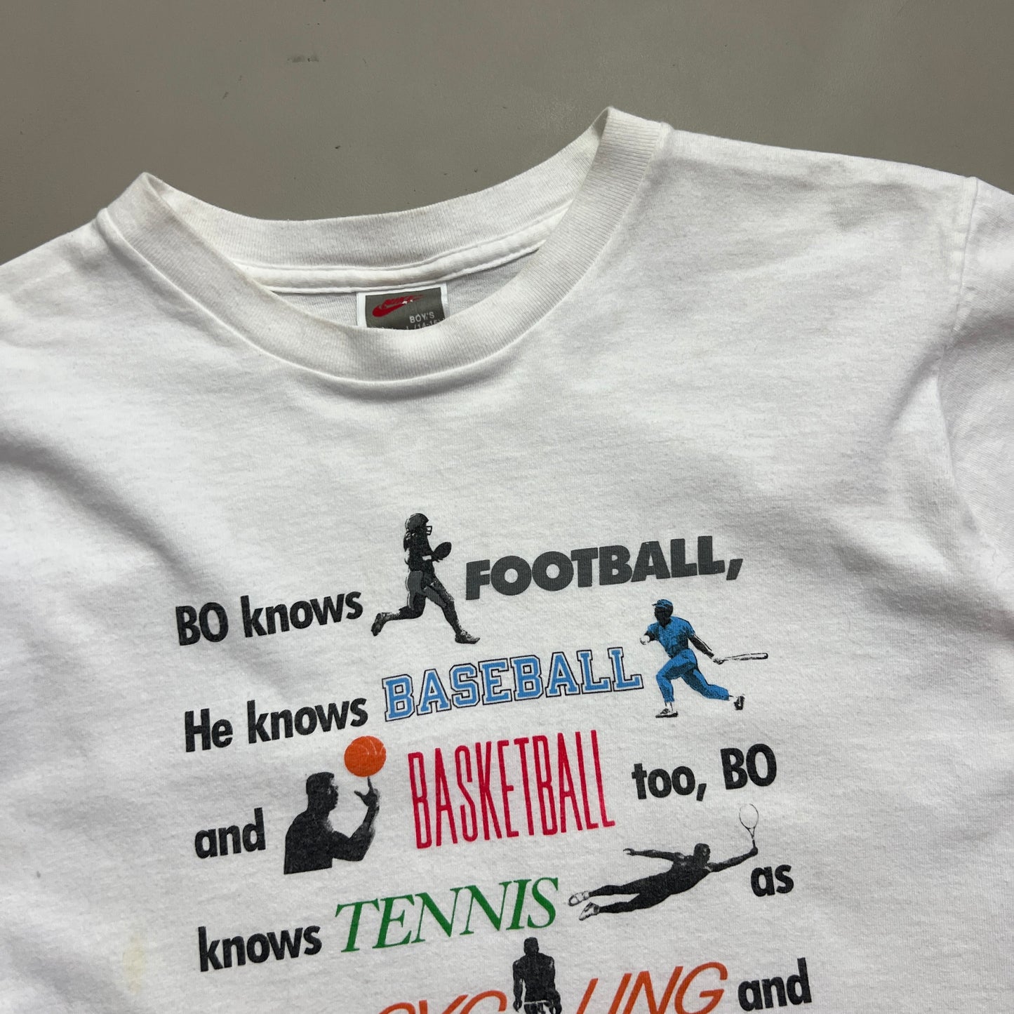 Youth Large 1990s Nike What Do You Know? T-shirt