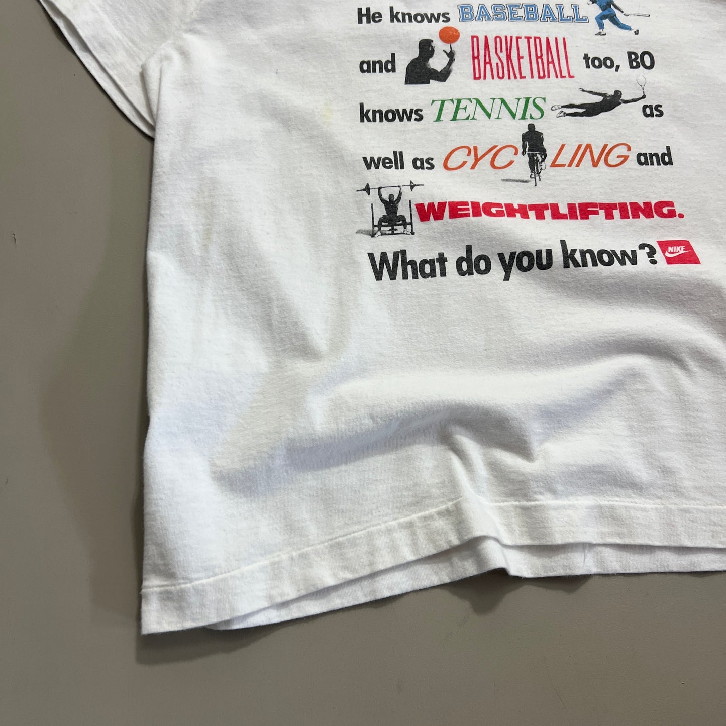 Youth Large 1990s Nike What Do You Know? T-shirt