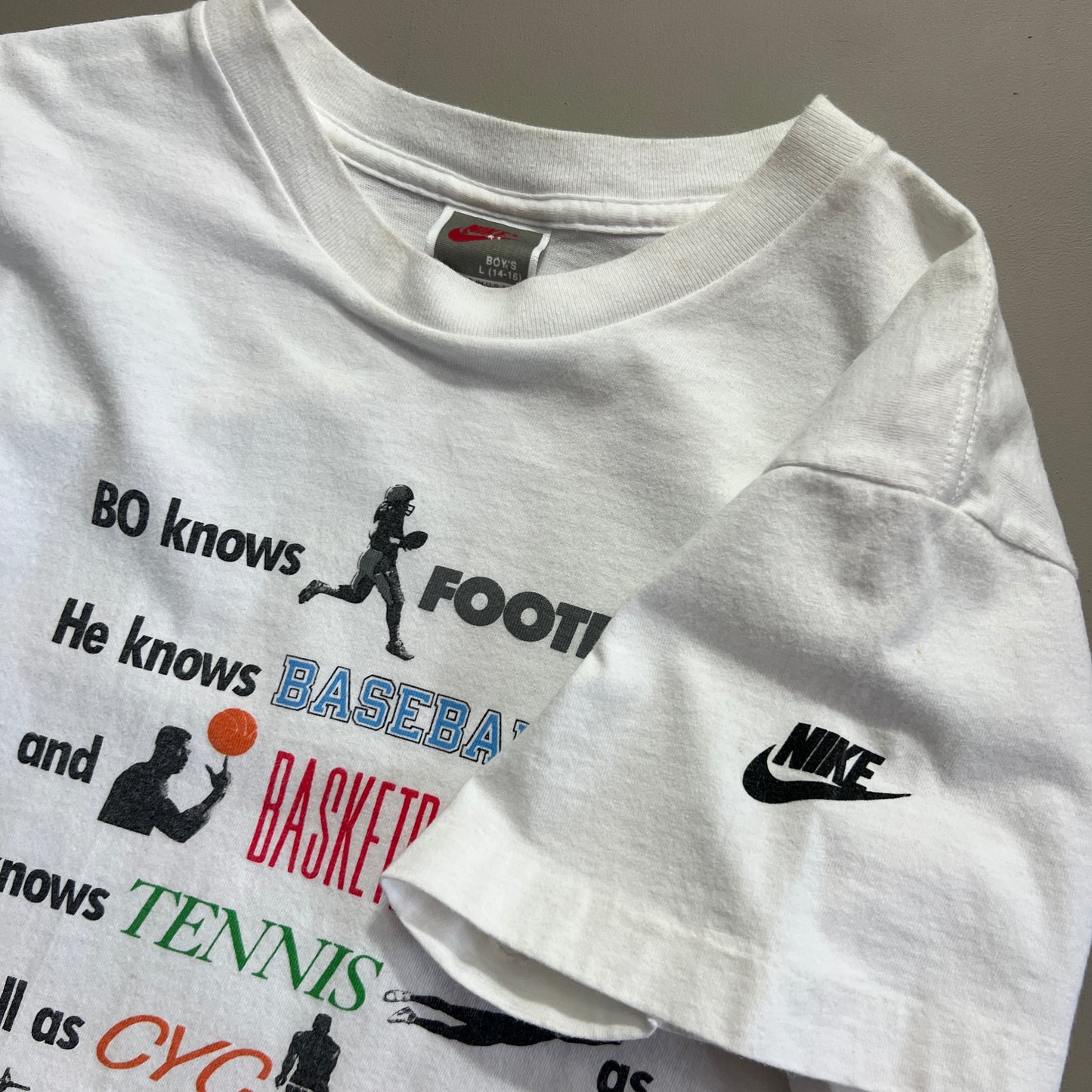 Youth Large 1990s Nike What Do You Know? T-shirt