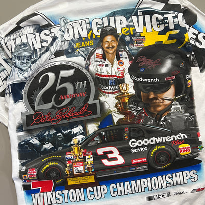 Large Dale Earnhardt 25th Anniversary AOP T-shirt