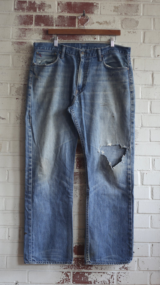 36x31 Distressed Polo Ralph Lauren Jeans