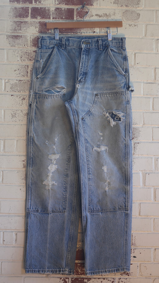 32x32 Carhartt Denim Double Knees