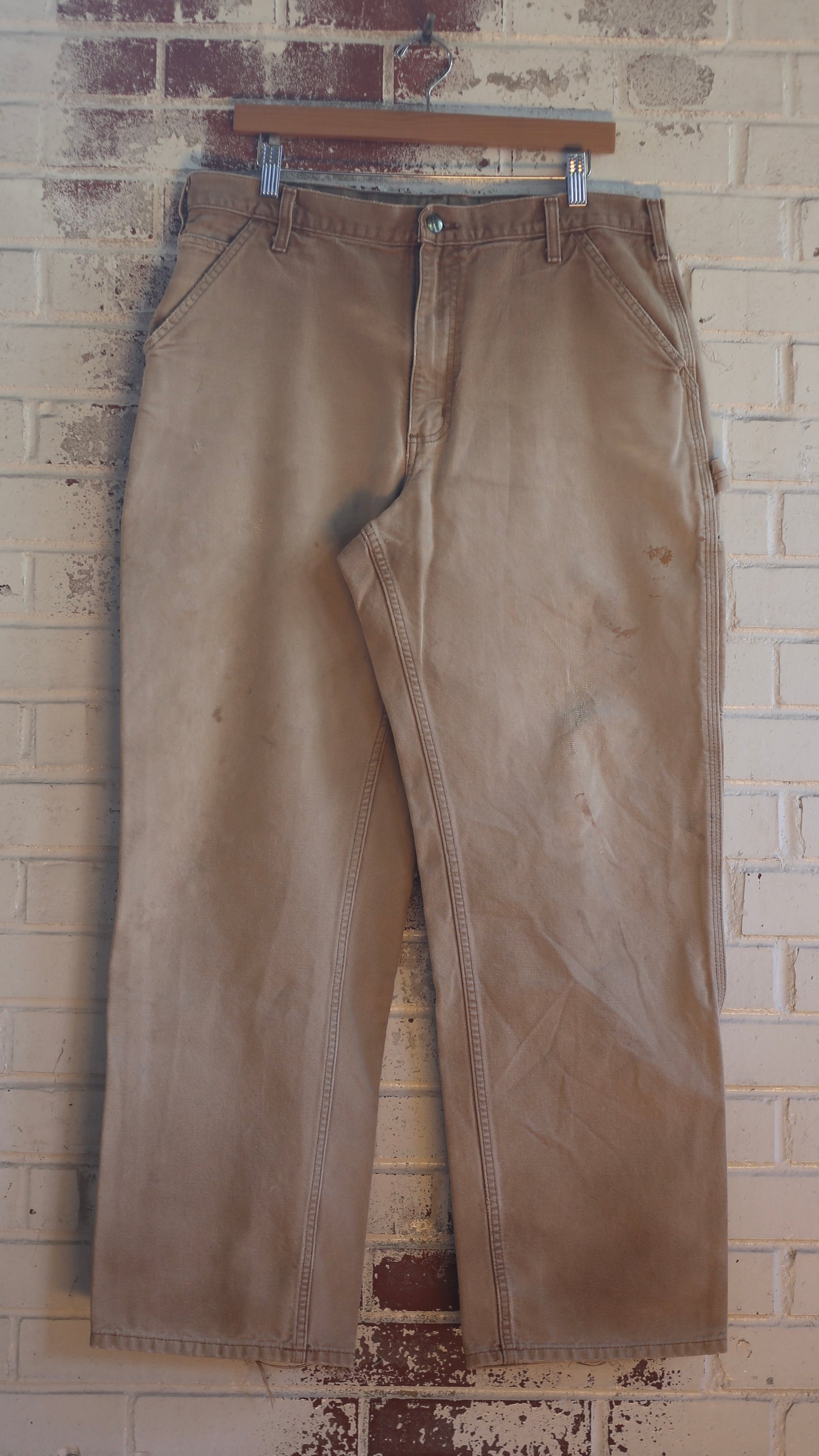 35x29 Tan Carhartt Pants