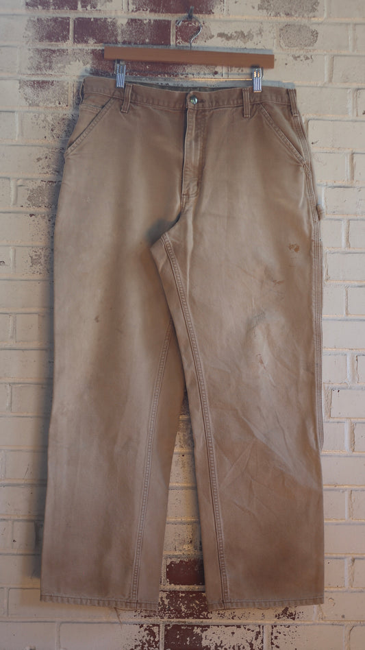 35x29 Tan Carhartt Pants